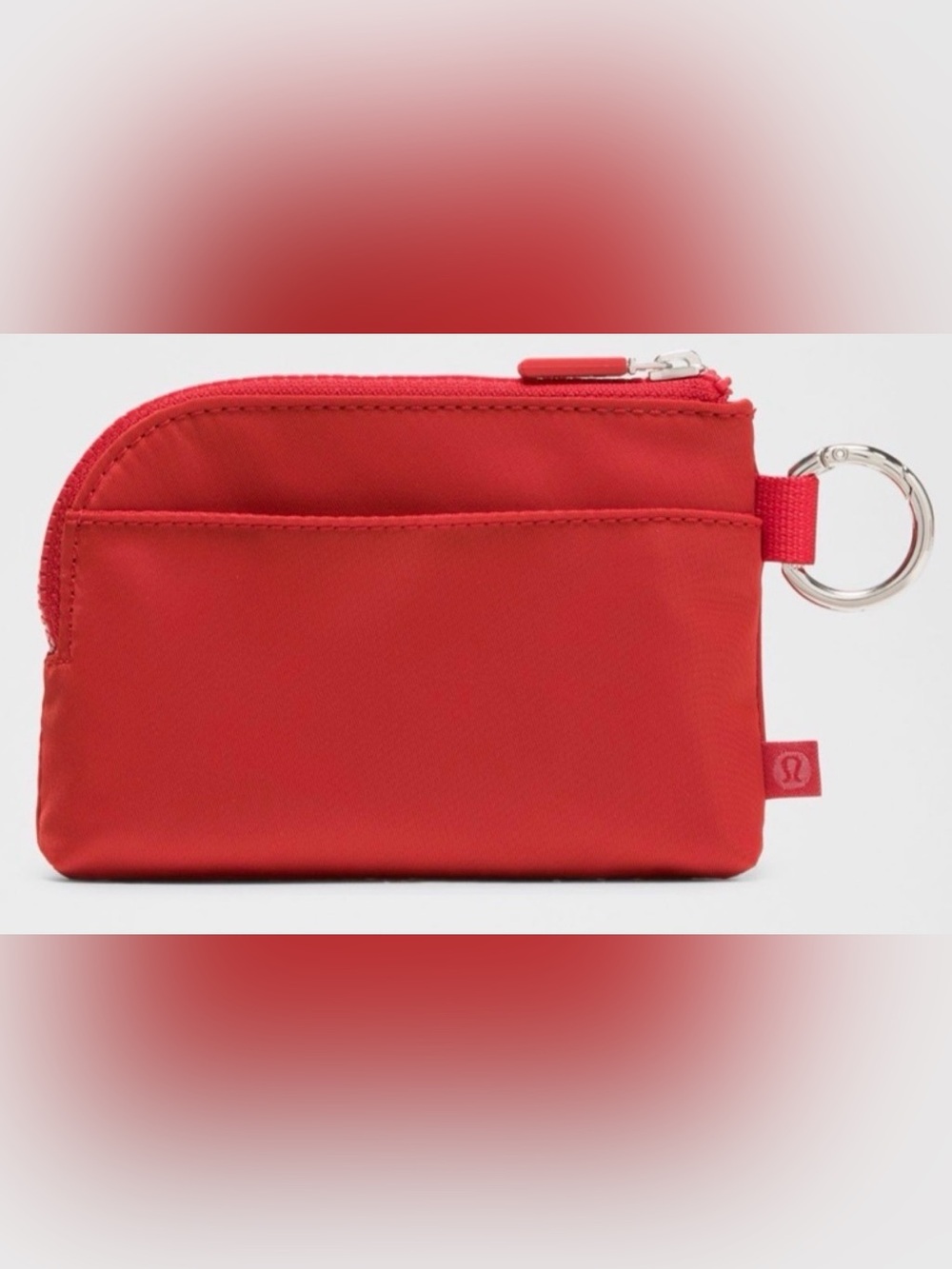 Lululemon NWT Red Clippable Card Pouch - Picture 2 of 7